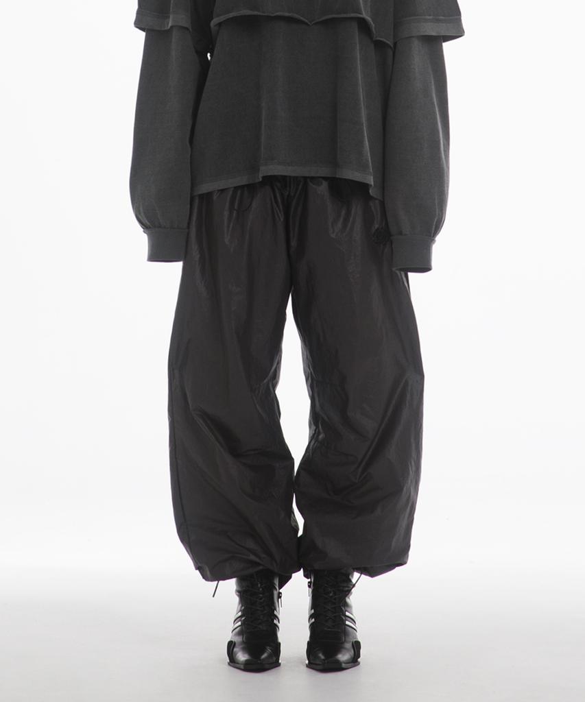 Paensyo Pocket Nylon Pants-Ash