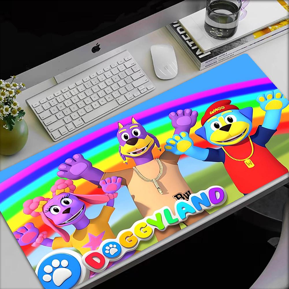 Doggyland Theme Mouse Pad, Non Slip Rubber Base, Multifunctional Office & Home Decor, Perfect for Workspace Personalization.