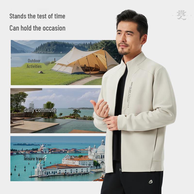 Noble Bird Men's Cotton Blend Casual Two-Piece Set