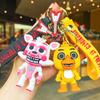 Non-Toxic Cartoon Game Action Figure Fnaf Freddy'S Fazbear Bear Doll Model Toy Five Nights Freddy Keychain For Kid Birthday Gift