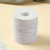 3 Rolls 1mm Beaded Cord, Black White Color