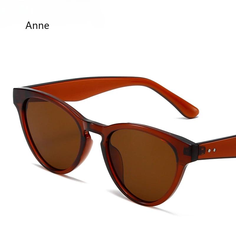 Fashion Cat-eye Sunglasses PC Frame Green Glasses Driving Outdoor Sunscreen Photography Women's Sunglasses UV400 gafas de sol