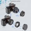 Haoge Bayonet Square Metal Lens Hood for Sony FE 40mm F2.5 G Lens FE 2.5/40 G(SEL40F25G) with Metal Cap