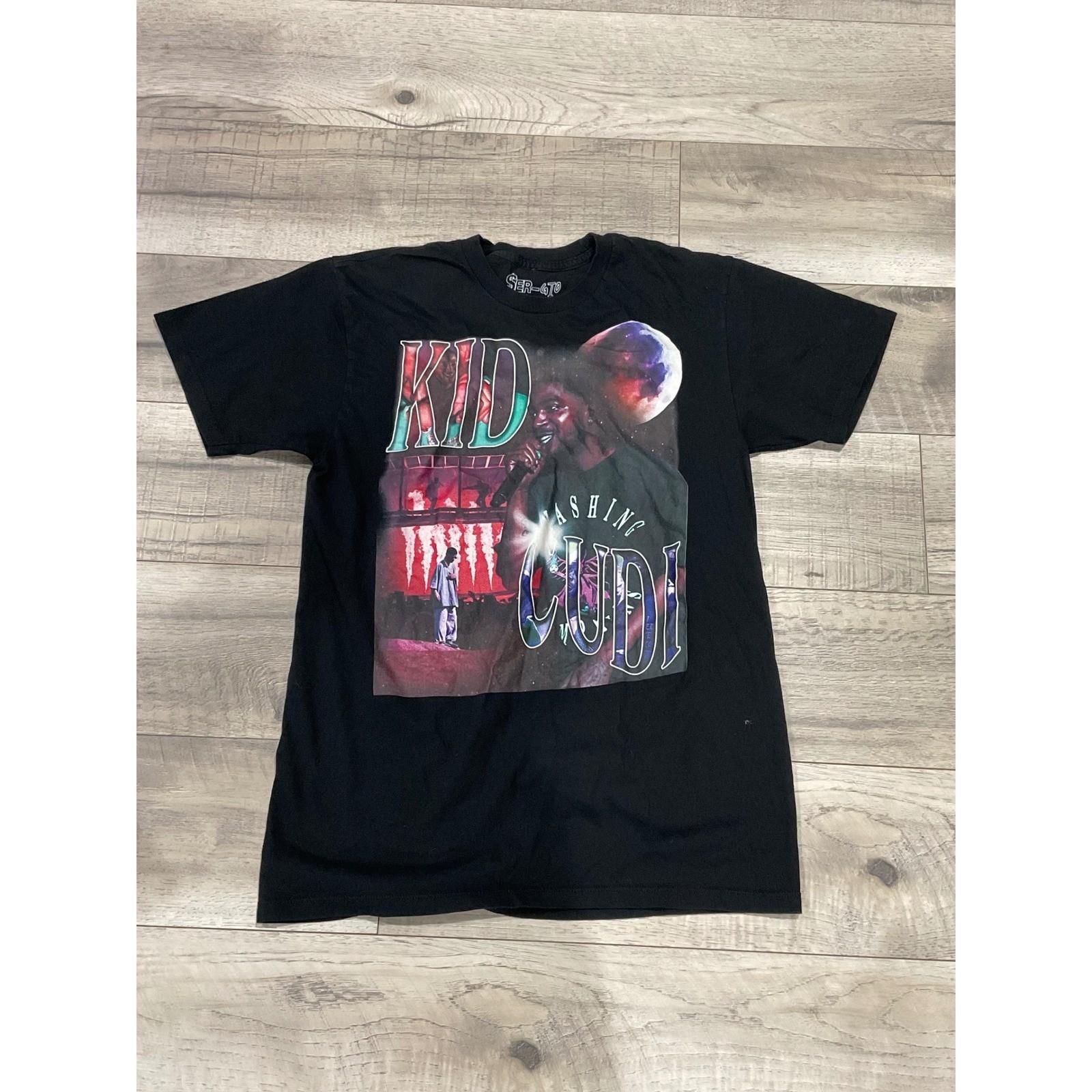 Kid Cudi Sergio Calabasas Graphic T-Shirt Mens Medium Black Concert Tour Tee Unisex T-Shirt M