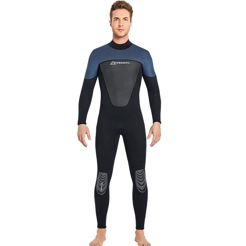 3mm Neoprene Wetsuit Men Women Full Body Long Sleeve Surfing Diving Snorkeling Winter Swimming Thermal Protection