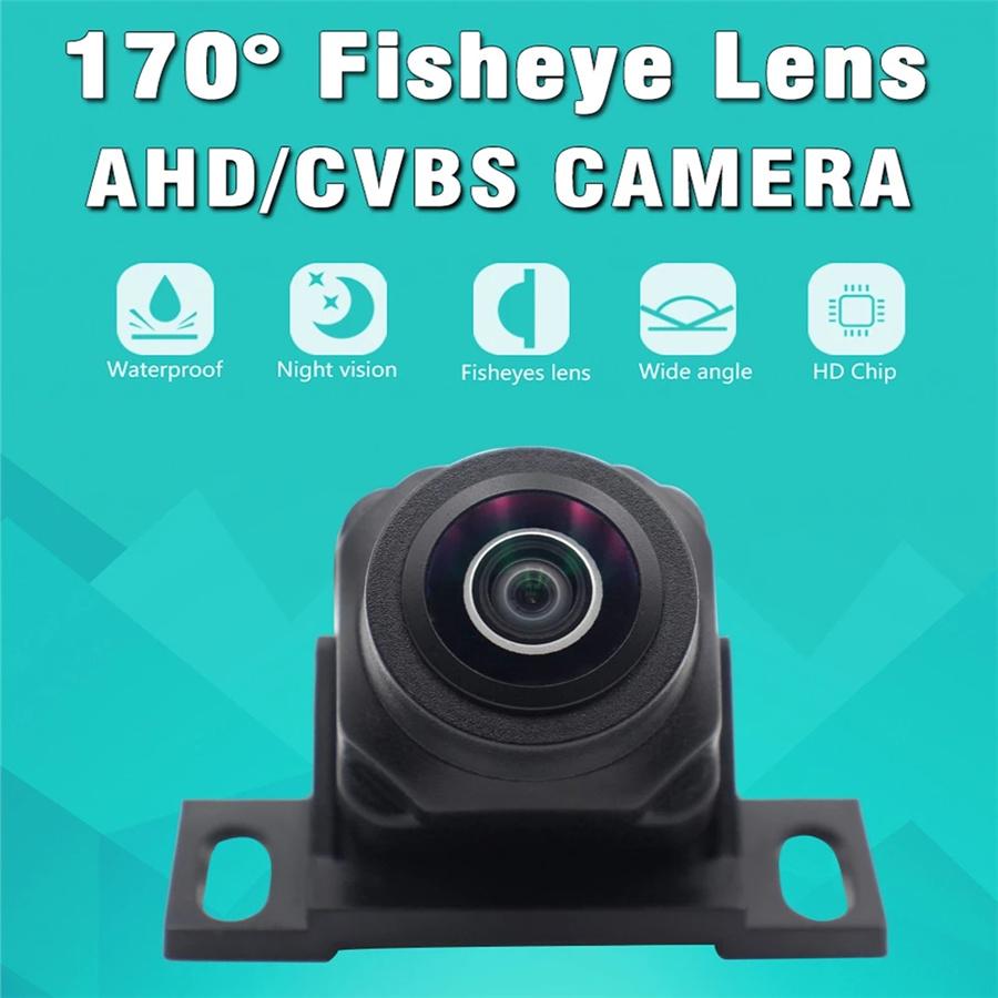 Fisheye Lens CVBS/AHD 170° Car Rear View Backup Camera Waterproof