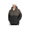 Puma Giacca Piumino Sportiva Casual Calda con Cappuccio Color Block Uomo capispalla Verde Foglia d'Uva 587692-44