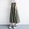 2024 Spring Japanese Style Women's Large Size A-Line Umbrella Skirt with Big Swing, Hong Kong Fashion