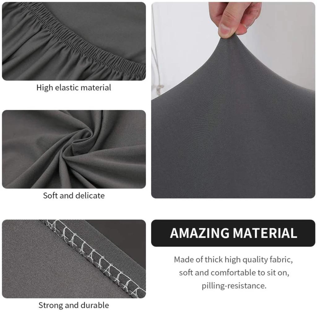 Spandex Stretchable Desk Office  Computer Chair Seat Covers Washable Rotating Backrest  Cushion Pets Protectors Slipcover