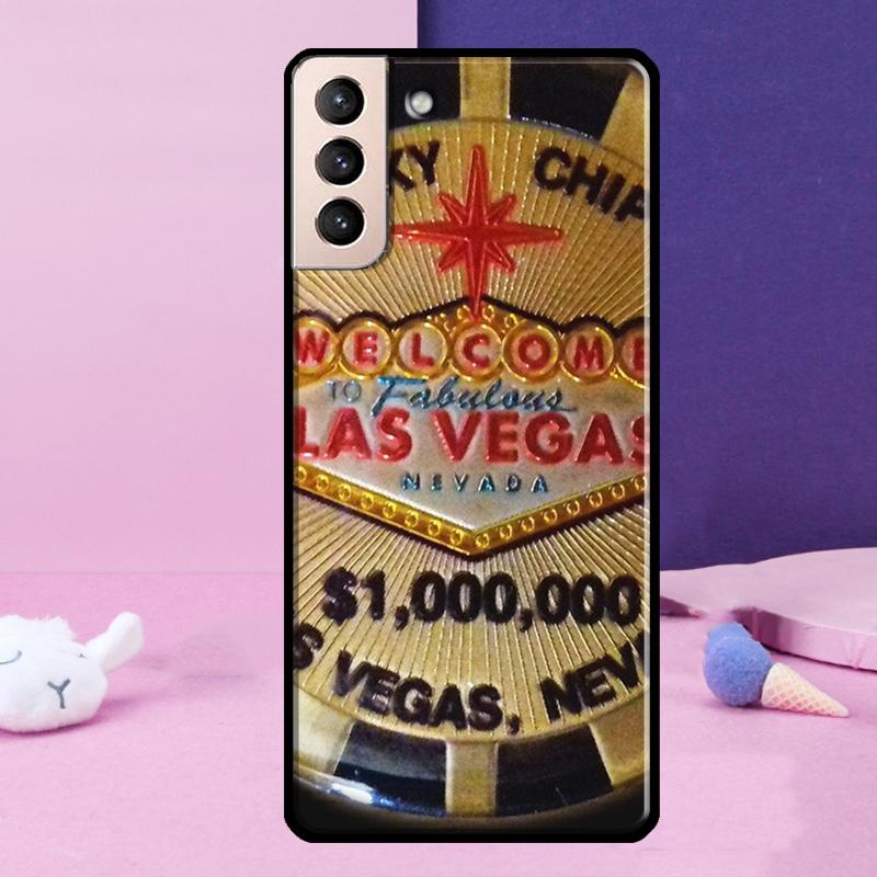 Las Vegas Casino Poker Phone Case For Samsung Galaxy S25 Ultra S24 S23 Ultra S9 S10 S20 S21 S22 Plus S24 FE Cover