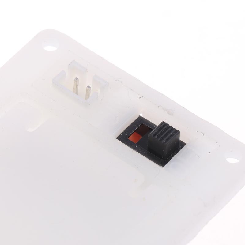 1/3Pcs Batteries Shell Plastic 2x3x AAA Rectangular Embedded Battery Holder Storage Box Case With Switch Cover