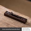 Antique Bodhi Leaf Incense Holder - Japanese-Inspired Aromatherapy Stand