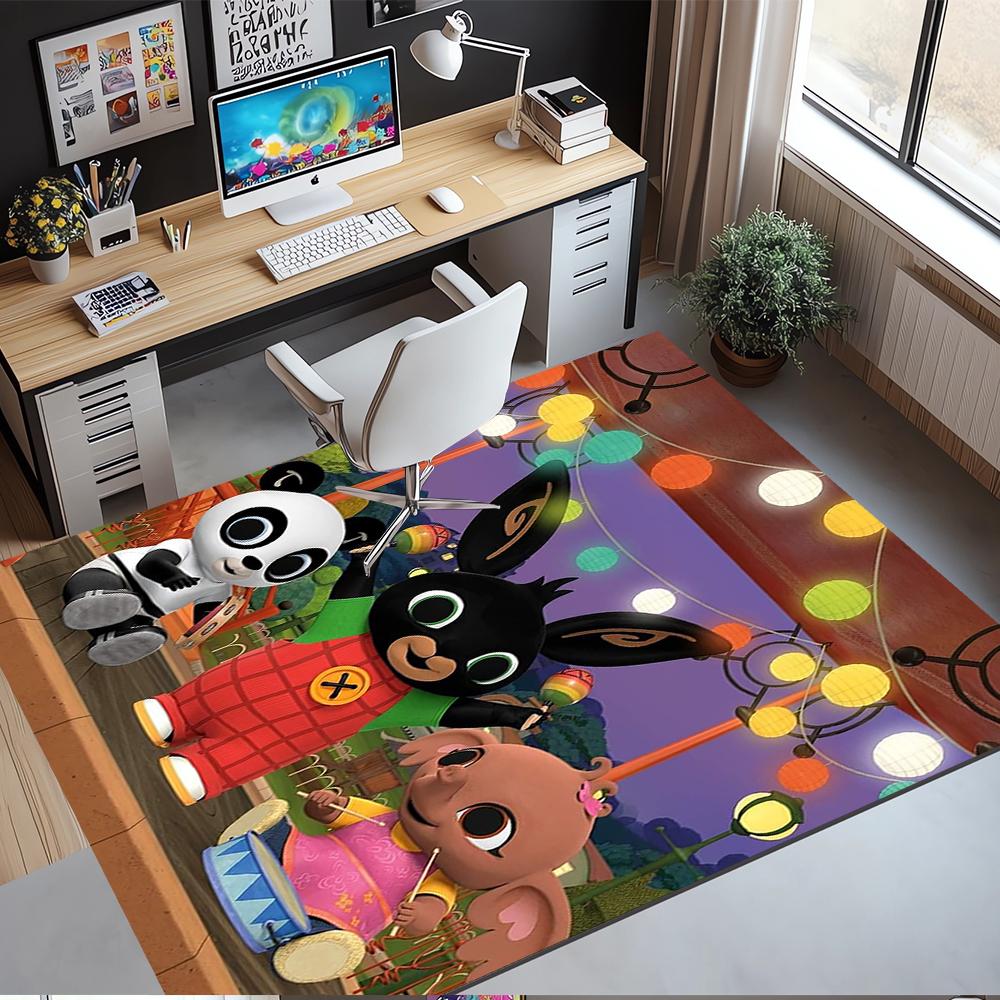 Bing Printed Carpet,Rug,for Office Chair Living Room Bedroom Kitchen Room Decor Gifts.