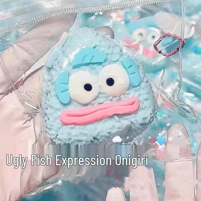 Clownfish Onigiri Squishy Toy - Soft Mud Feel Stress Relief Squeeze Cute Decompression Toy