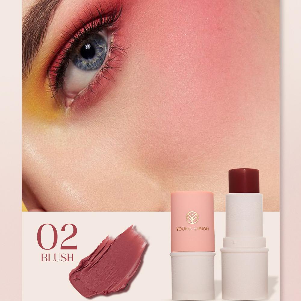 YOUNG VISION Multi-Purpose Makeup Stick 6 Colours Highlighter & Contour Balm Rouge & Matte Blush Stick Set