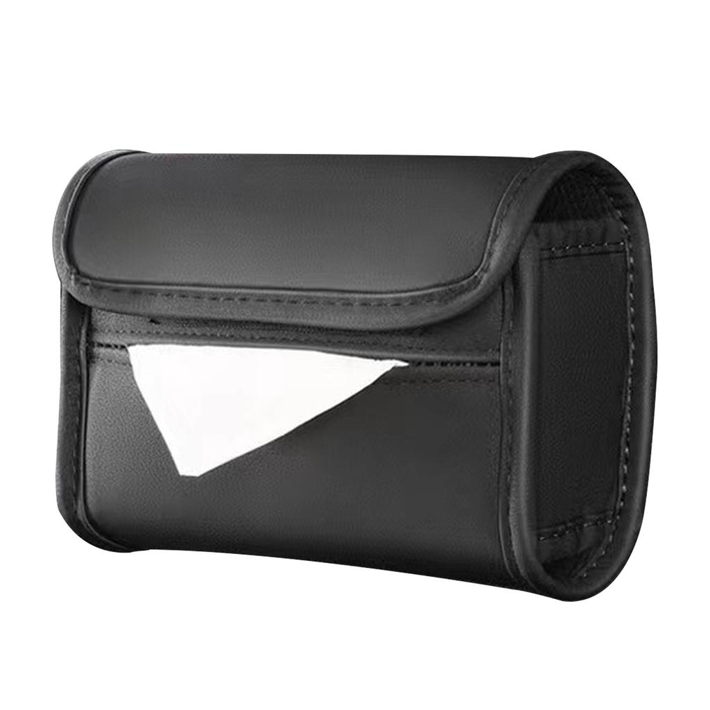 Armrest Tissue Box Holder Wear Resistant Pu Leather Backseat Tissue Case Holder Napkin