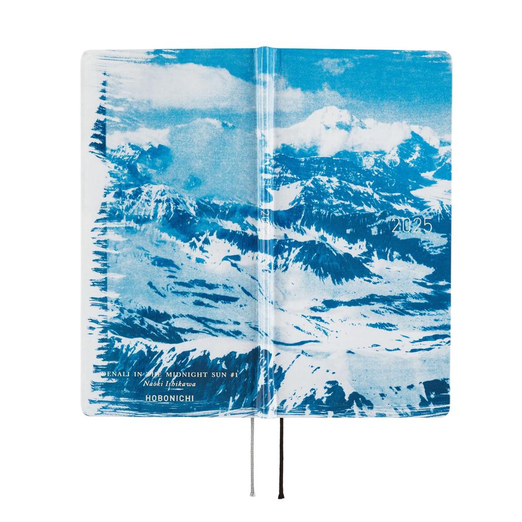 Hobonichi Techo 2025 Weeks Naoki IN THE MIDNIGHT SUN January Start Weekly Planner Left Slim Vertical Ishikawa/DENALI #1