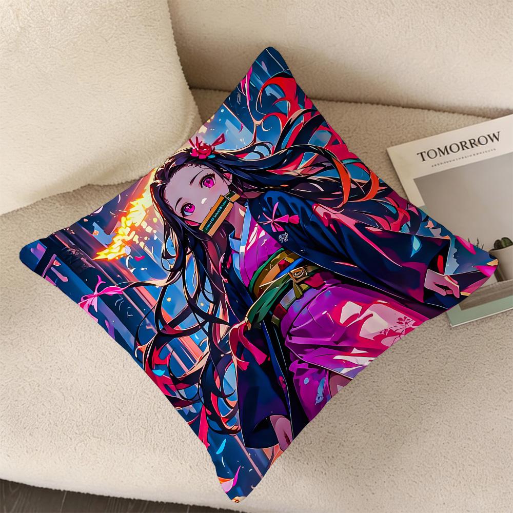 Popular Anime Pillow Cases Home Decor Items Personalized Gifts Decorative Sofa Cushions Cover Interior Decoration Cushion Covers