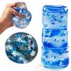 Squishy Schneeflocken-Eiswürfel - Langsam aufsteigendes weiches sensorisches Fidget-Spielzeug Stressabbau Quetsch-Handübung Beruhigungswerkzeug