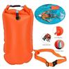 Veiligheidszwemboei voor buiten, zwemfloatzak met heupriem, PVC reddingsboei opbergzak voor watersport, waterdicht, multifunctioneel L1N6