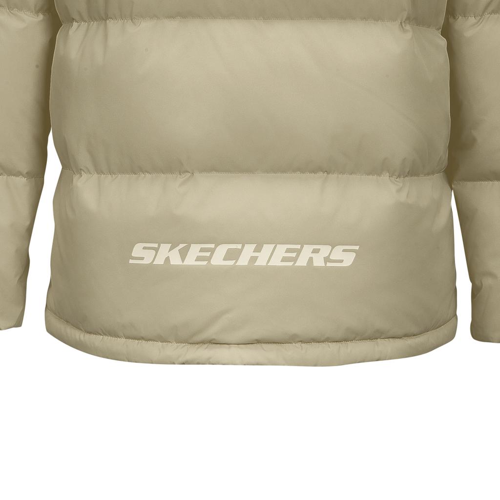 Skechers Teflon Three-Proof Short Down Jacket Unisex Outerwear Light-Coffee L324U108-0046