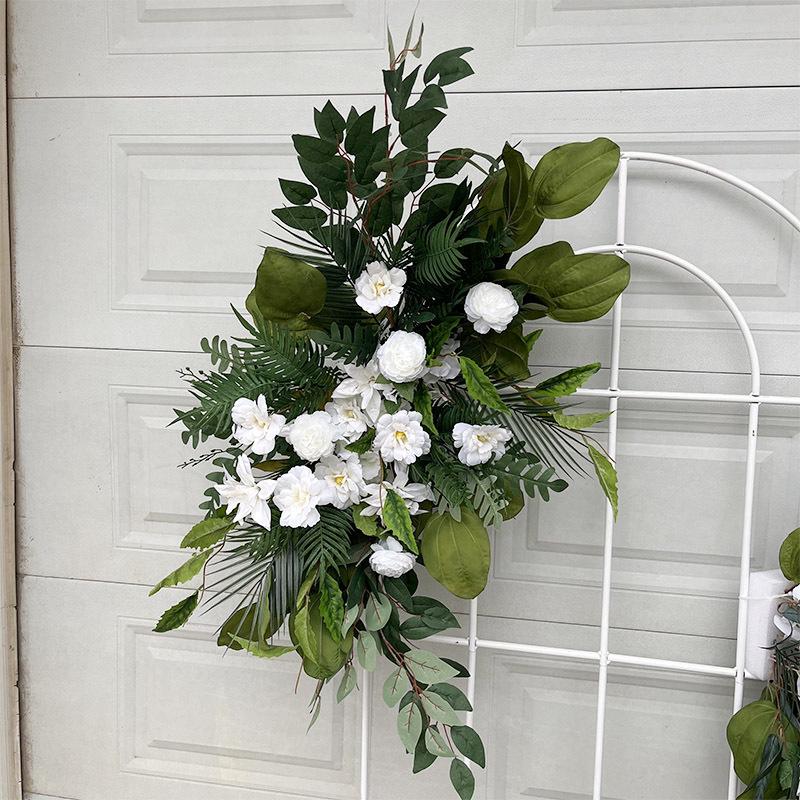 Complete Wedding & Banquet Artificial Flower Set: Ground Rows & Table Decor