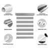 China Factory Wholesal 100% Blackout Day And Night Dual Shade WiFi APP Remote Control Smart Motorized Zebra Blinds For Window