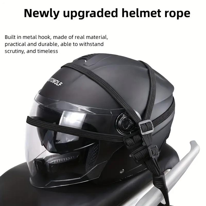 Motorcycle helmet belt Motorcycle accessories hook trunk telescopic elastic rope fixing belt
