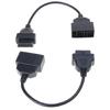 Professional 22 Pin To 16 Pin OBDII Adapter Against  Interference OBD Cable Automotive Diagnostic Accessory for Vehicles