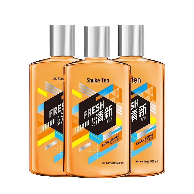 

Shuke Natural Orange Mouthwash 3-Pack