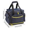 Portable Power Station Carrying Bag With Handle Waterproof Oxford Cloth Carrying Pouch Multiple Pockets For Charging Cables