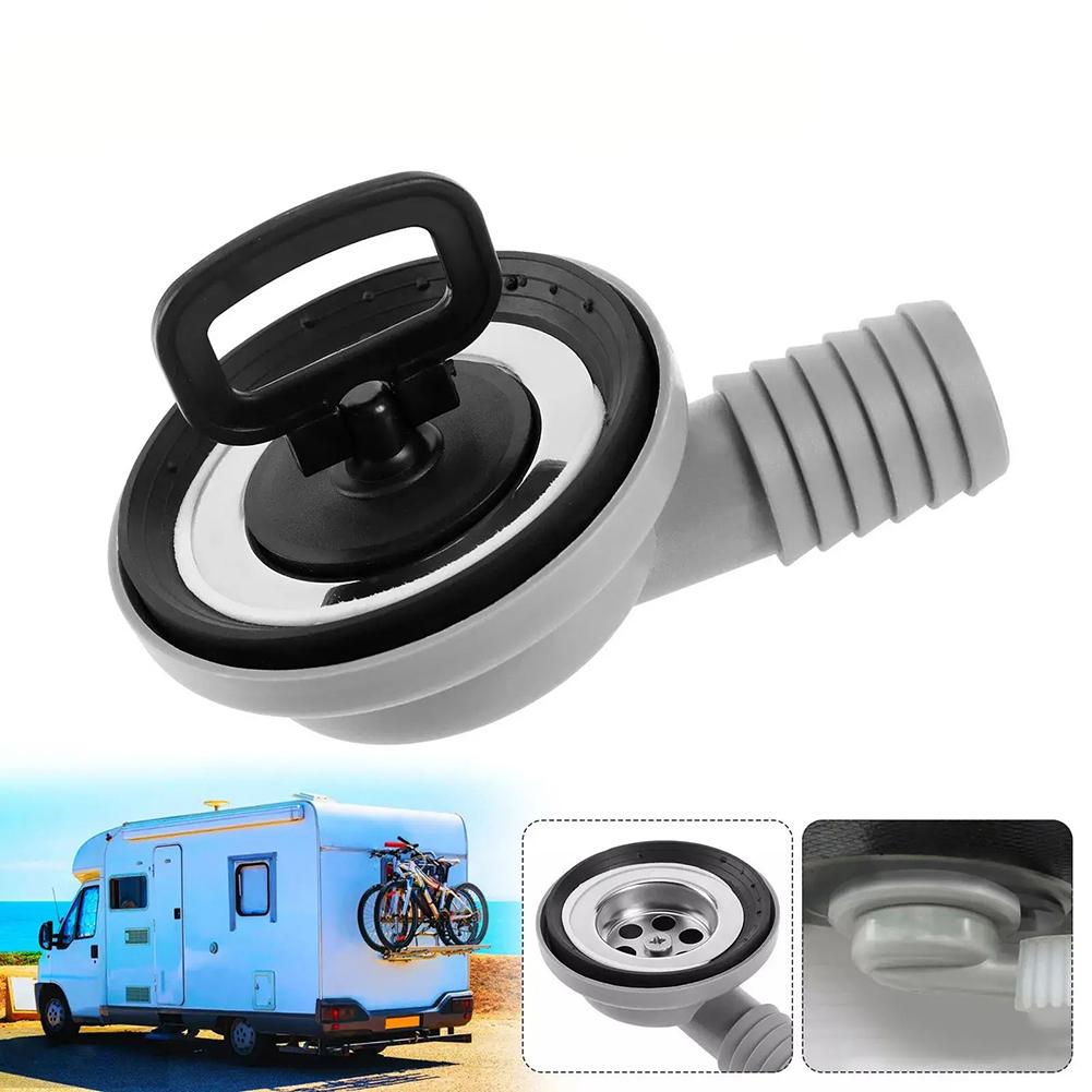 Double-Layer Filter Drain For Sink Wastewater For Boats, Caravans And RVs Drainage Pipe Joint Boat Deck Floor Drain