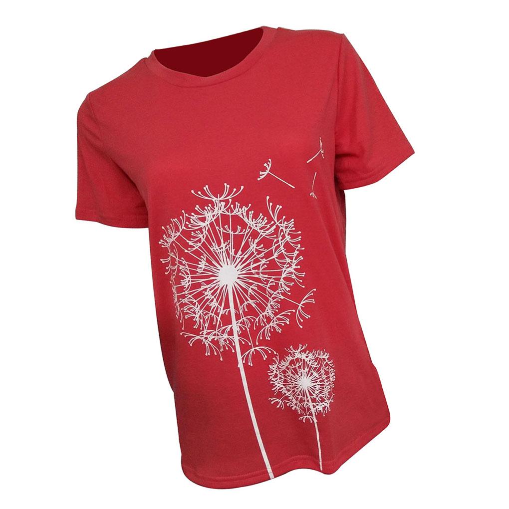 Damen Rundhals T-Shirts Kurzarm pl Style Top Sommer Atmungsaktive T-Shirts Unisex Kleidung Modeaccessoire