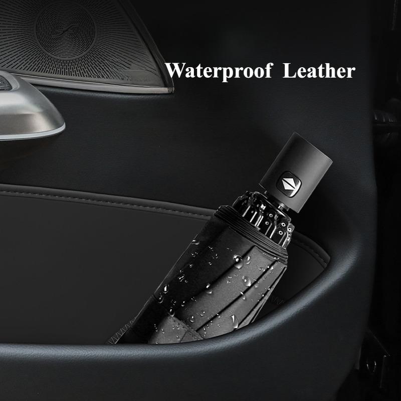 For Lynk & Co 09 2026 2026 Car Door Slot Protective Pad Leather Waterproof Door Groove Mat Storage Barrel Interior Accessories