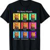 Meine vielen Launen Lustige Katze Mürrisches Gesicht - Kätzchen Katzenliebhaber T-Shirt
