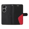 For Huawei nova 12 SE 4G/nova 11 SE Leather Case Wallet Stand Color Splicing Phone Cover