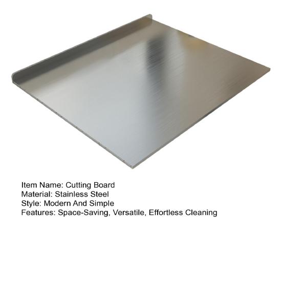 Nerezová krájecí deska Oboustranná Velká krájecí deska Silná Odolná Kuchyňská deska pro přípravu jídla na maso zeleninu pečení