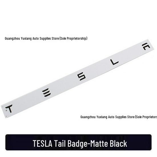 Tesla Model 3/S/Y/X Trunk Letter Stickers - TESLA Car Modification.