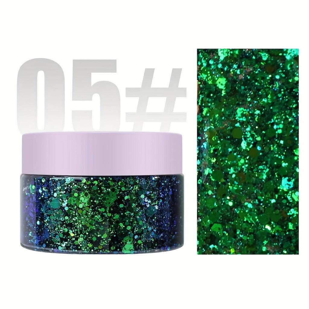 Chameleon Body Sequins Halloween Color-changing Glitter Highlighter Eyeshadow