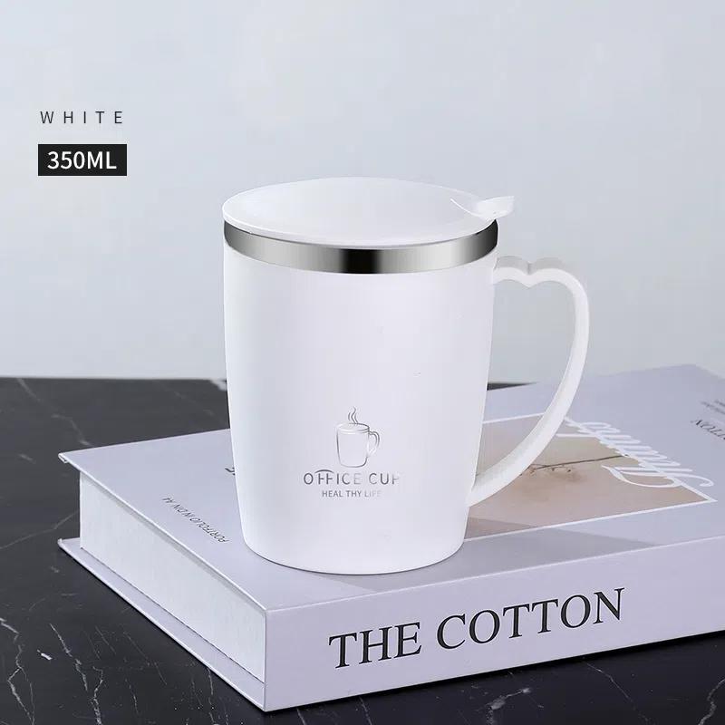 

350ml Thermos Mug 304 Stainless Steel Coffee Cup With Handle Leak-Proof Vacuum Flask Insulated Cup Thermal Water Bottle Milk Cup 350ml