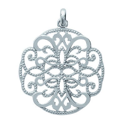 [J4158] - Silberanhänger 'Choreographie' Silber (rhodiniert) - 25 mm