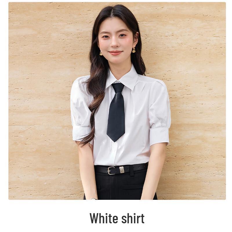 HANMANKE Women s Short Sleeve Commuter Shirt XL
