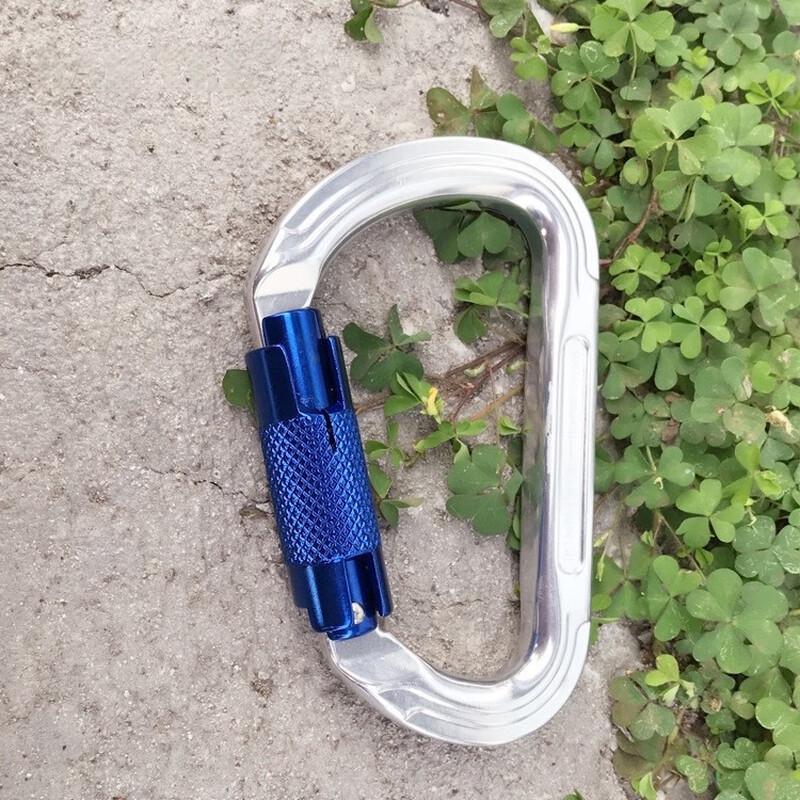 Brangdy D-shaped Carabiner for Rock Climbing and Mountaineering 1