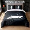 F1 Design Bed Bedding Set 1 Duvet Cover + 2 Pillowcases Soft Breathable Household Bed Linens