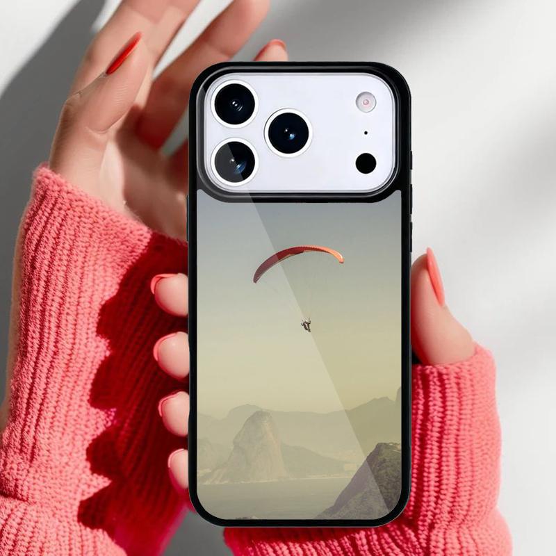 Paragliding Sport Phone Case for iPhone 17 Air 16e 15 14 13 Pro Max Back Cover for 12 11 Pro Coque