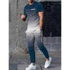 Men's Warm T-shirts And Pants Sets Outdoor Sports Training  Street Style Fashionable Pants