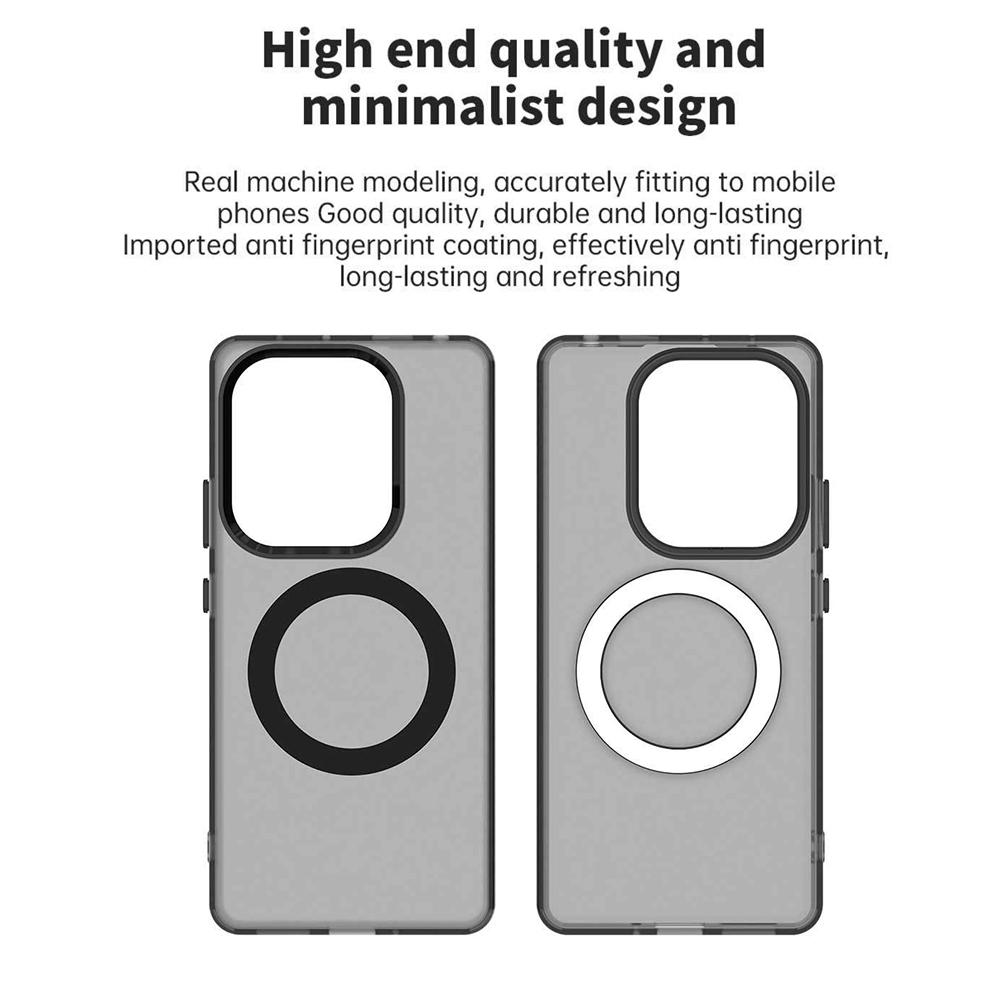 Gjennomsiktig Matt Deksel For Xiaomi Redmi Note 14 Pro Plus Magnetiske PC Harde Telefondeksler Redmi Note 13 Pro Plus 5G 4G 13C 14C Deksel