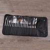 20-Piece Professional Nail Art Brush Set for Flower, Line, and Carving Designs