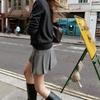 Autumn New Western Style Za Foreign Trade Women Clothes Fashion Simple Check Skirt Belt Belt 3046047 802