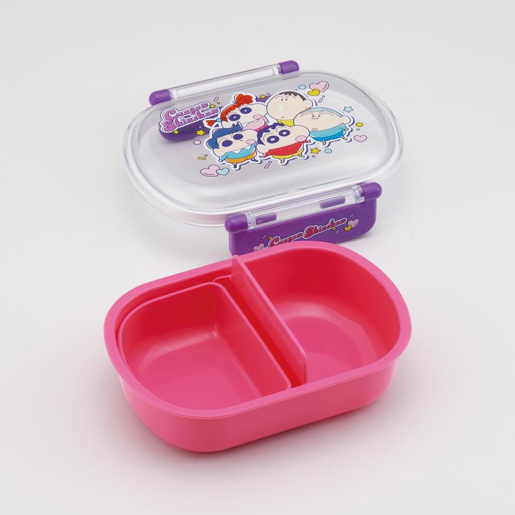 Skater Lunch 1 with Perfect for Filling Antibacterial Made in Crayon QAF2BAAG69331 Kids' Box, Tier, 360ml, Inner, Dome-Shaped, Kids' Lunches,